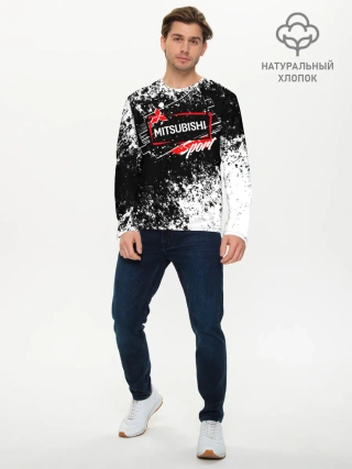 Мужской лонгслив базовый / Mitsubishi SPORT