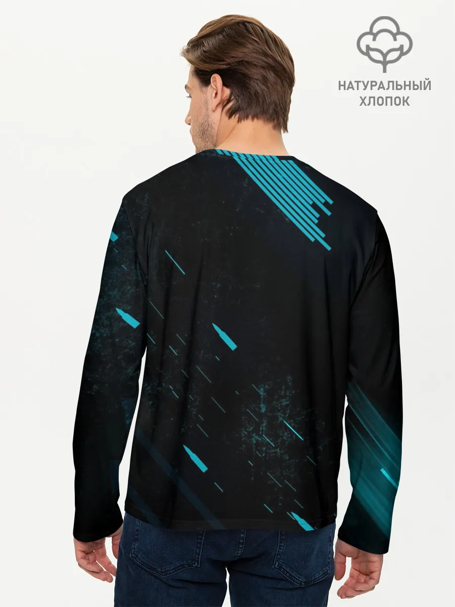 Мужской лонгслив базовый / Sky Wolf