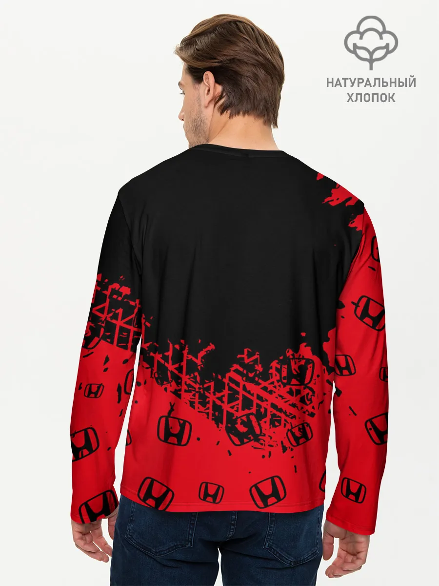 Мужской лонгслив базовый / HONDA / ХОНДА