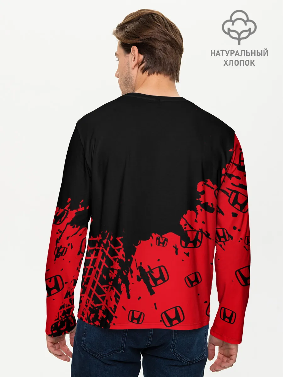 Мужской лонгслив базовый / HONDA / ХОНДА