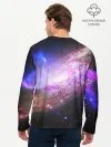 Мужской лонгслив базовый / Космическая спираль