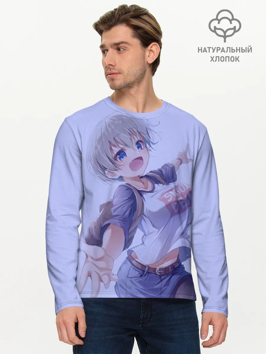 Мужской лонгслив базовый / Хана Удзаки