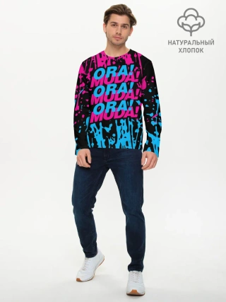 Мужской лонгслив базовый / ORA ORA ORA / MUDA MUDA MUDA