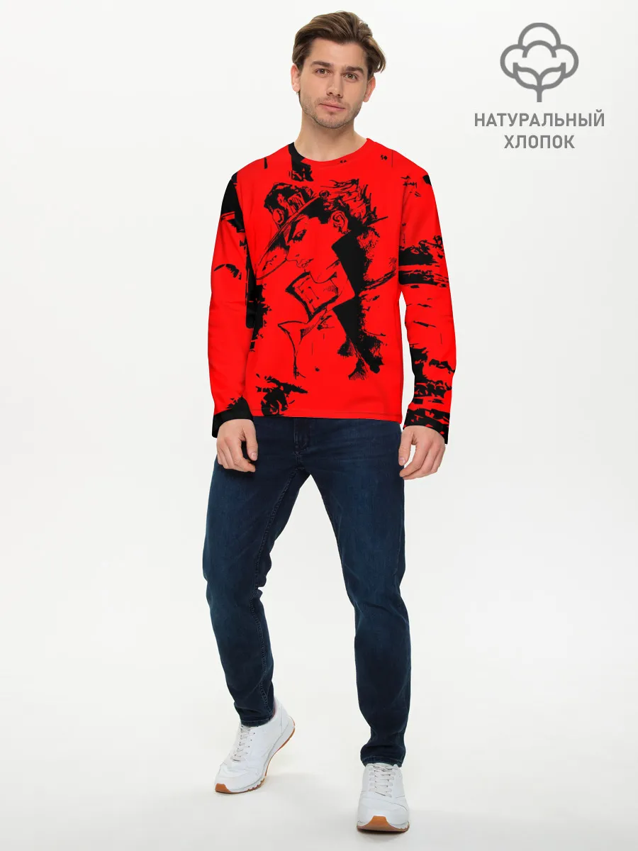 Мужской лонгслив базовый / JoJo Bizarre Adventure