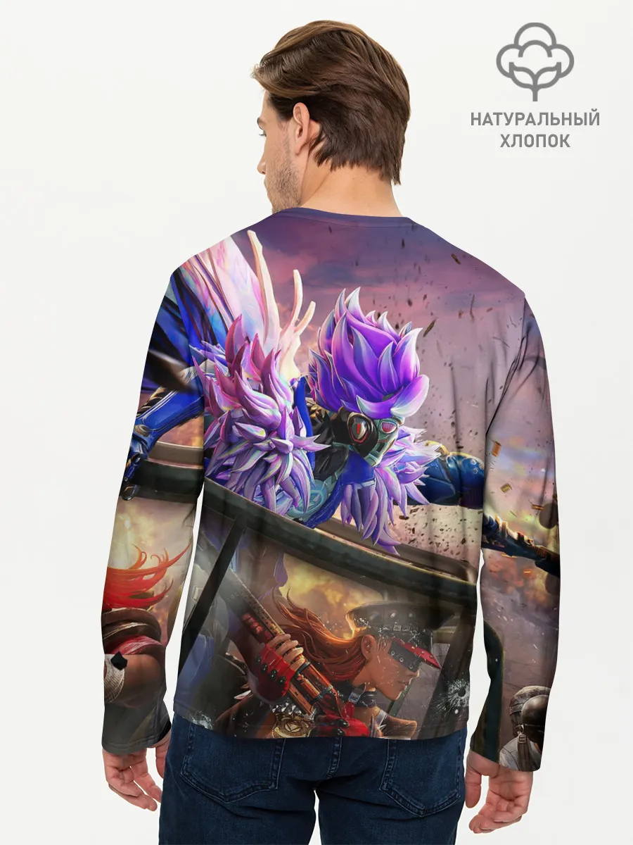 Мужской лонгслив базовый / PUBG