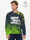 Мужской лонгслив базовый / GTA 5 / ГТА 5