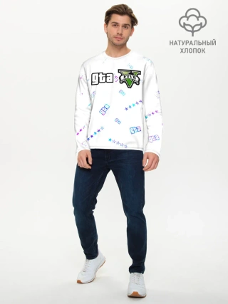 Мужской лонгслив базовый / GTA 5 / ГТА 5
