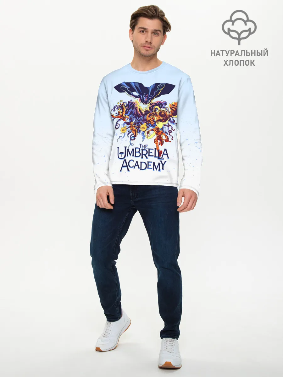Мужской лонгслив базовый / Академия Амбрелла