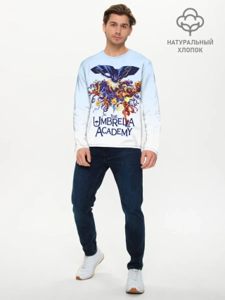 Мужской лонгслив базовый / Академия Амбрелла