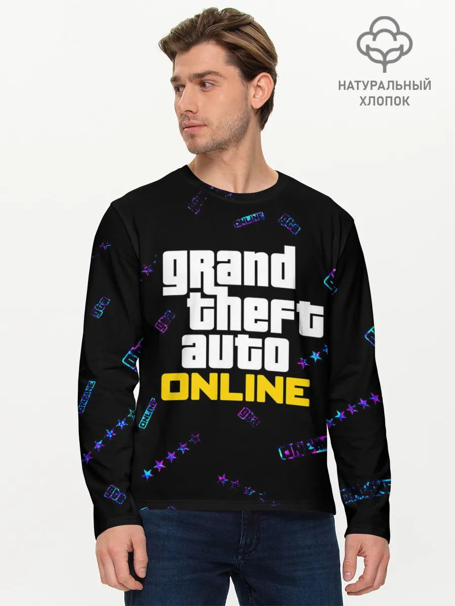 Мужской лонгслив базовый / GTA ONLINE / ГТА ОНЛАЙН