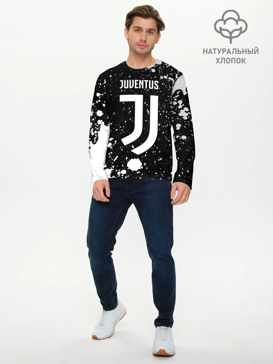 Мужской лонгслив базовый / JUVENTUS / ЮВЕНТУС