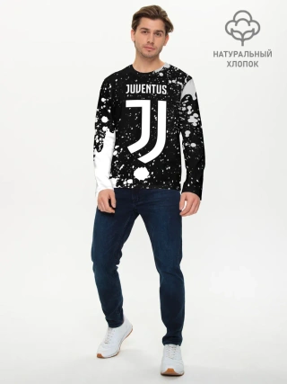 Мужской лонгслив базовый / JUVENTUS / ЮВЕНТУС