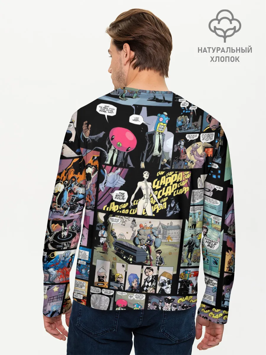 Мужской лонгслив базовый / Академия Амбрелла