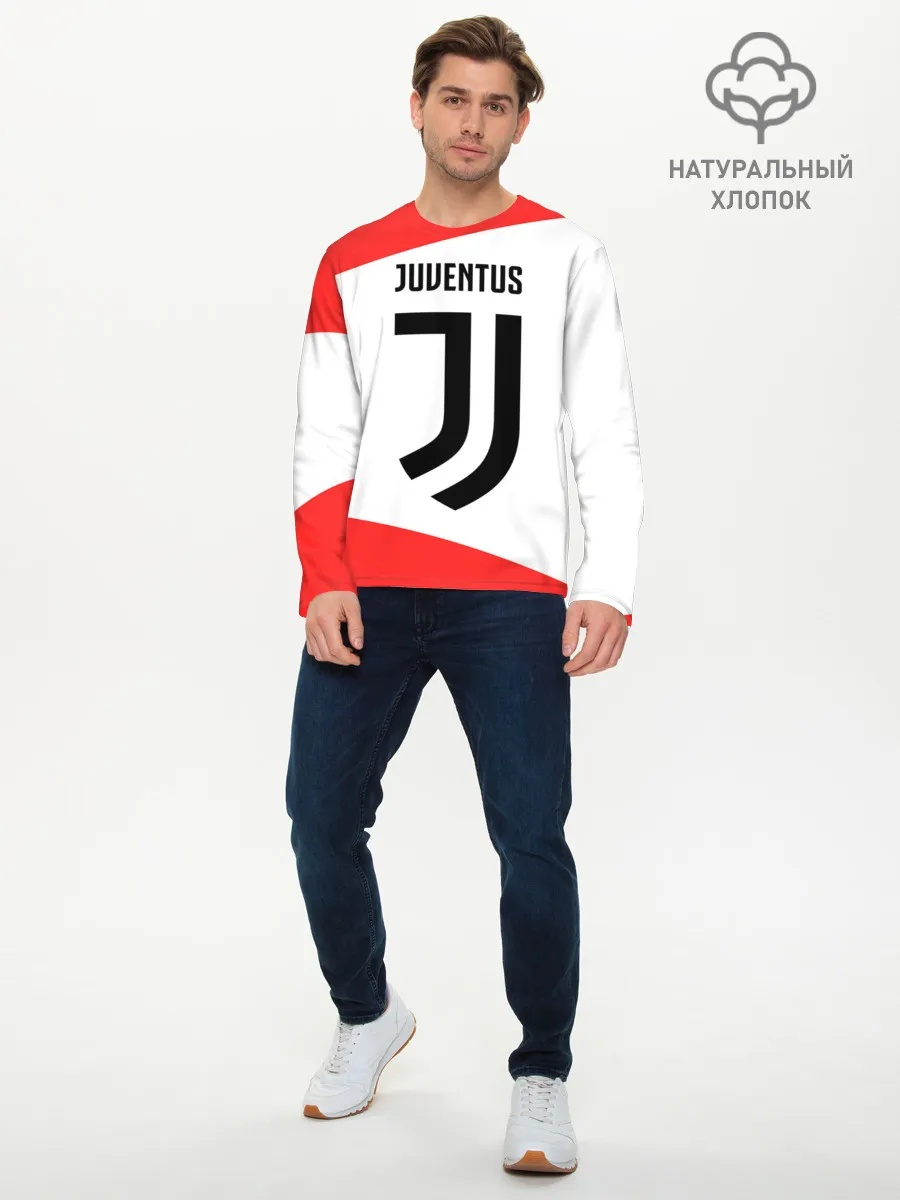 Мужской лонгслив базовый / JUVENTUS / ЮВЕНТУС