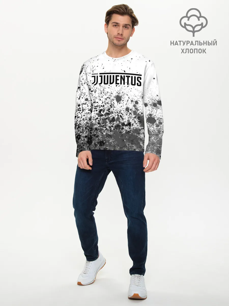 Мужской лонгслив базовый / JUVENTUS / ЮВЕНТУС