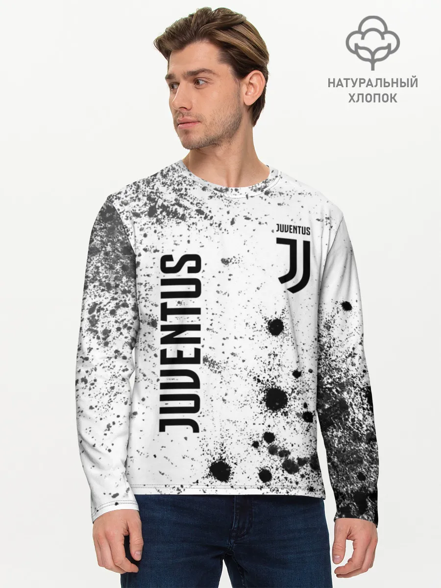 Мужской лонгслив базовый / JUVENTUS / ЮВЕНТУС