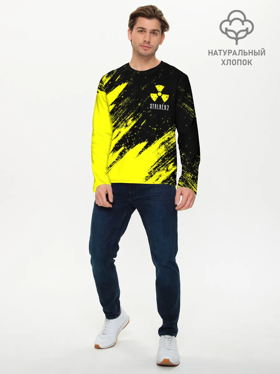 Мужской лонгслив базовый / STALKER 2 / СТАЛКЕР 2