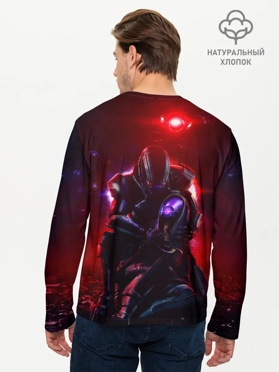 Мужской лонгслив базовый / Mass Effect