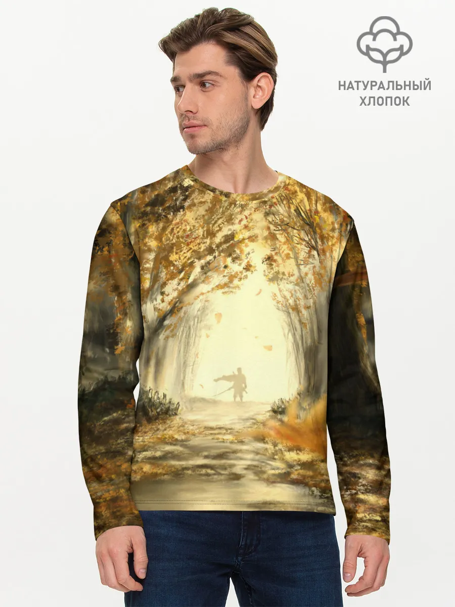 Мужской лонгслив базовый / Ghost of Tsushima