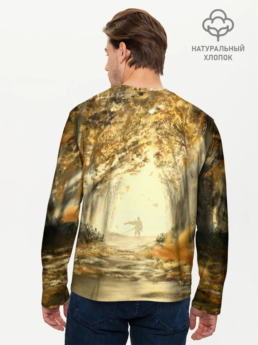 Мужской лонгслив базовый / Ghost of Tsushima