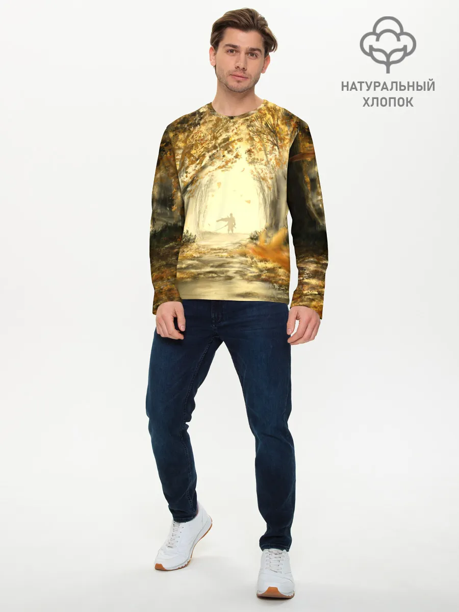 Мужской лонгслив базовый / Ghost of Tsushima