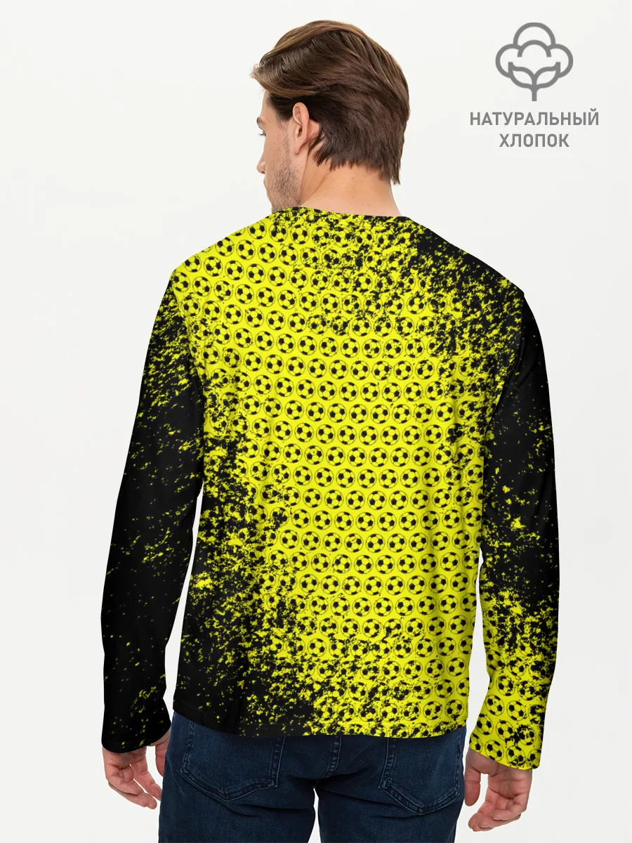 Мужской лонгслив базовый / Borussia Dortmund