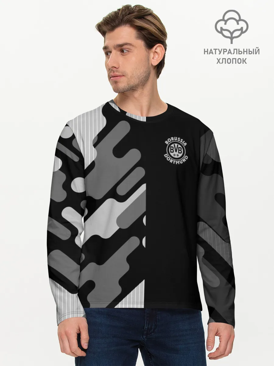 Мужской лонгслив базовый / FC Borussia