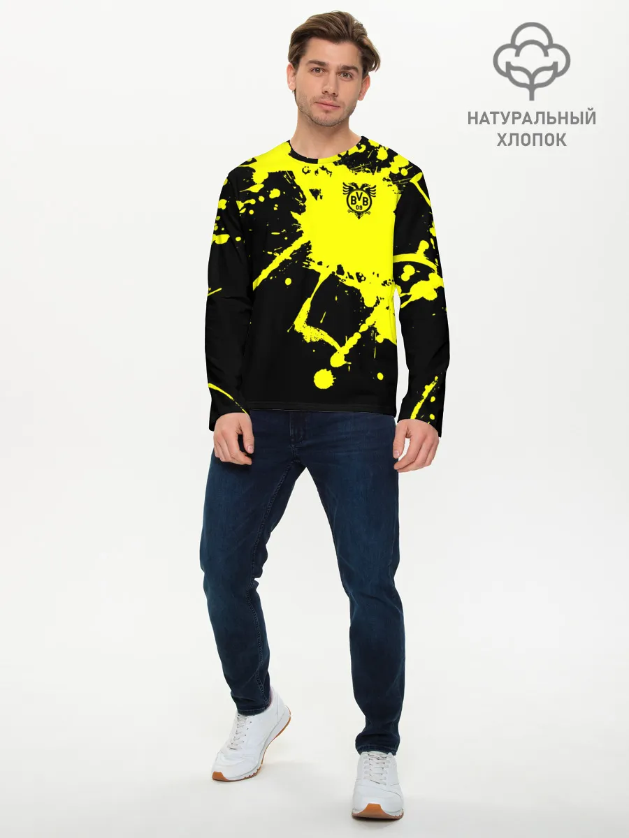 Мужской лонгслив базовый / FC Borussia