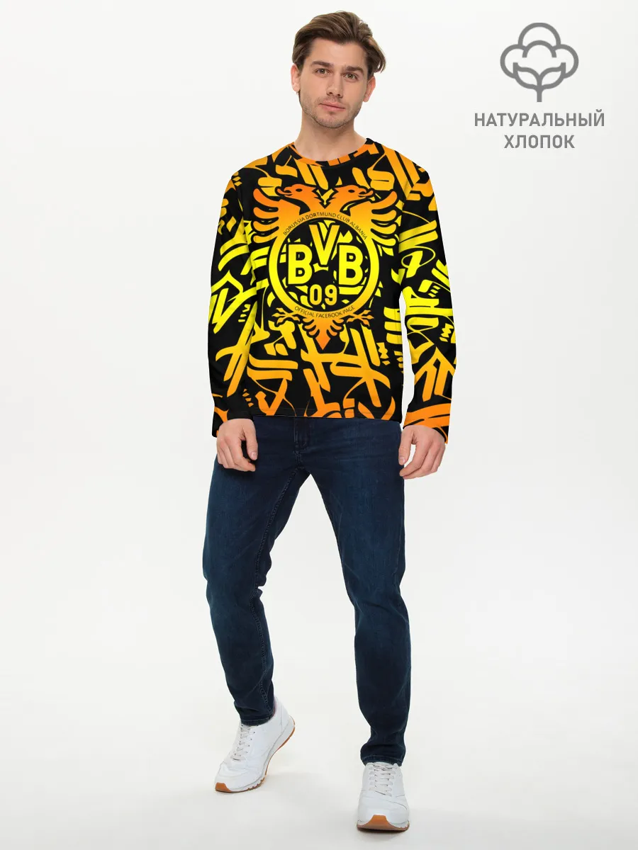 Мужской лонгслив базовый / FC Borussia