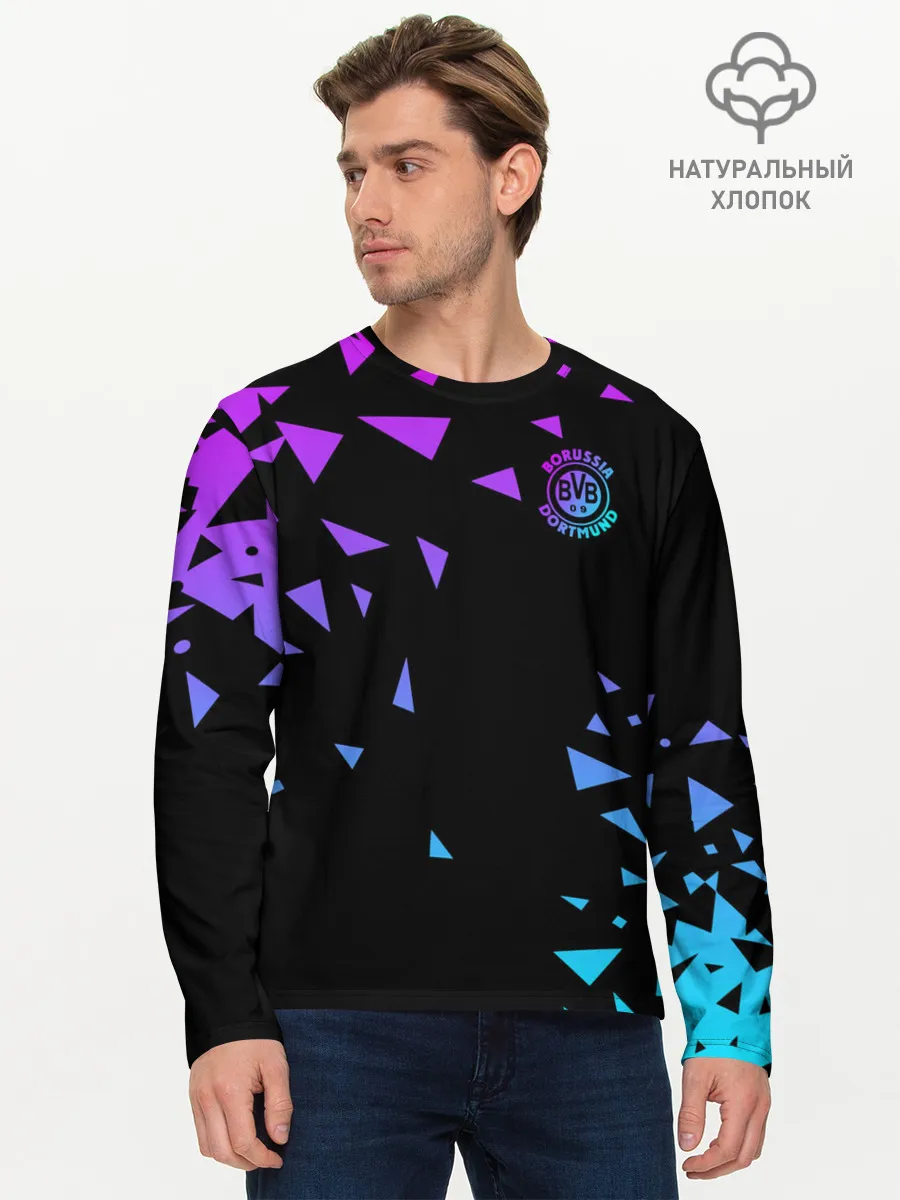 Мужской лонгслив базовый / FC Borussia