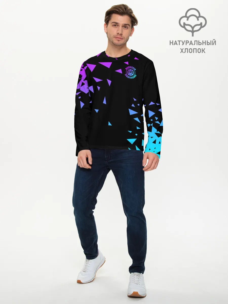 Мужской лонгслив базовый / FC Borussia