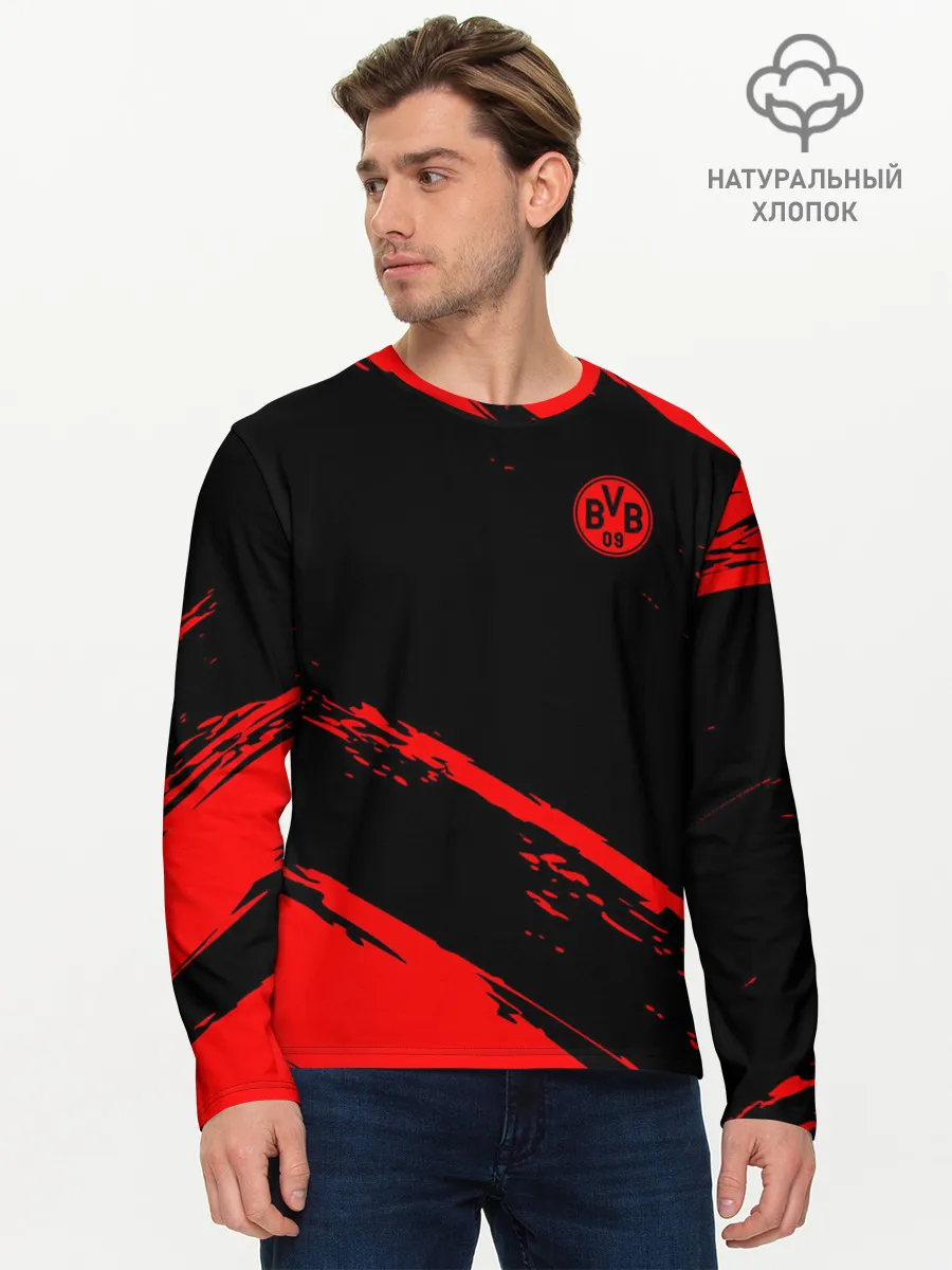 Мужской лонгслив базовый / FC Borussia