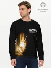 Мужской лонгслив базовый / NASA