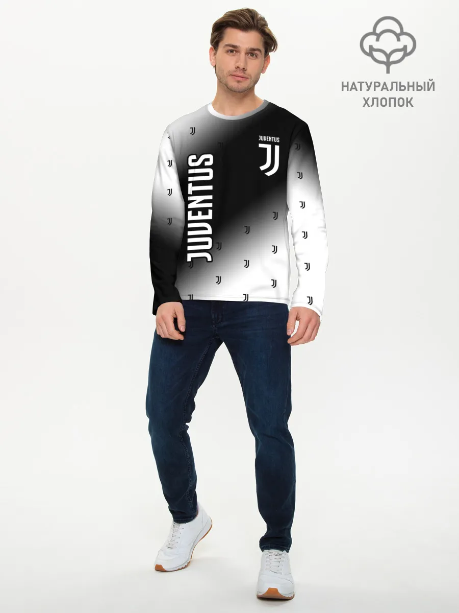 Мужской лонгслив базовый / JUVENTUS / ЮВЕНТУС