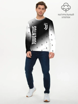 Мужской лонгслив базовый / JUVENTUS / ЮВЕНТУС