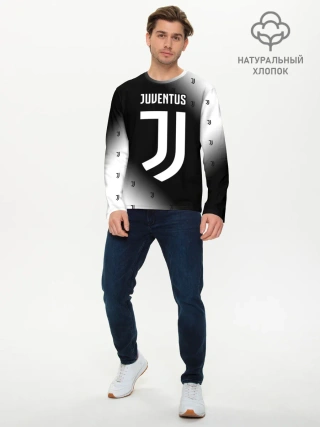 Мужской лонгслив базовый / JUVENTUS / ЮВЕНТУС