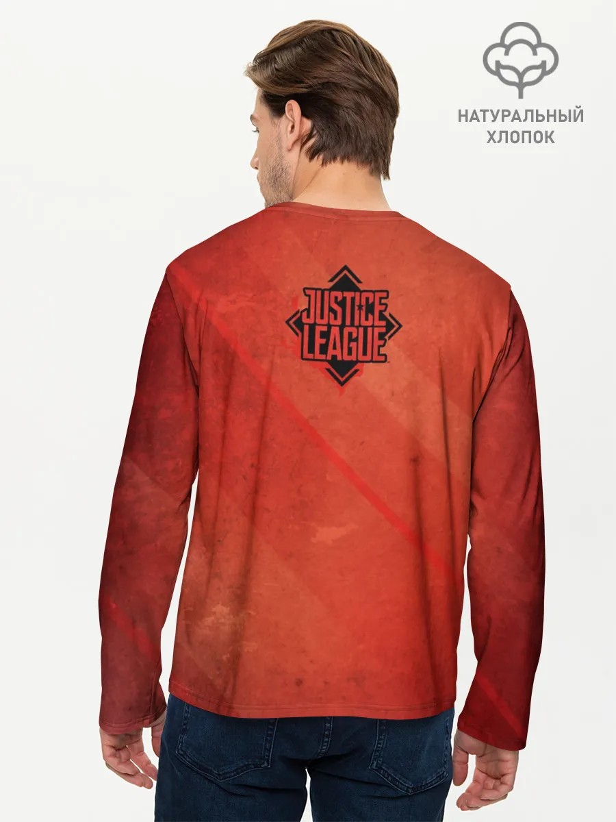 Мужской лонгслив базовый / Justice League