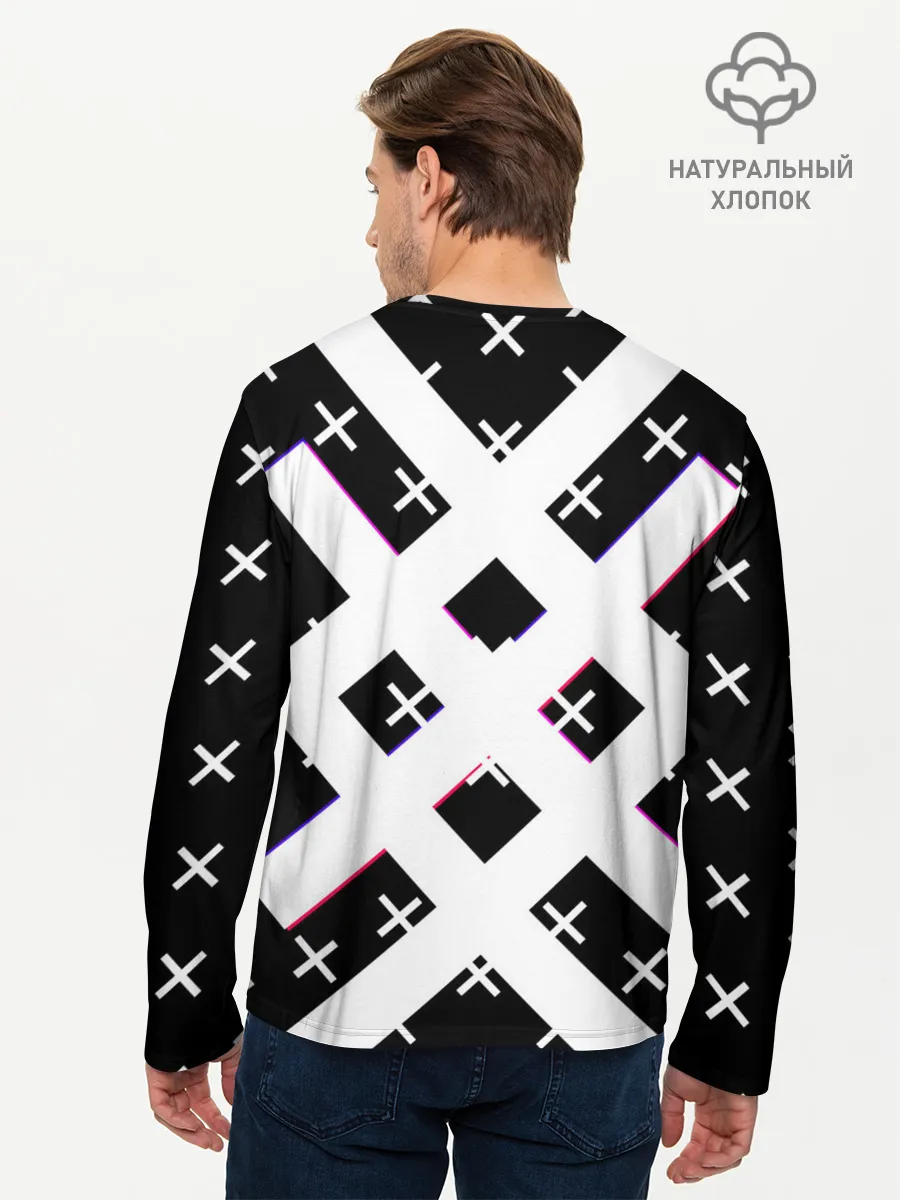 Мужской лонгслив базовый / Pepe в очках EZ