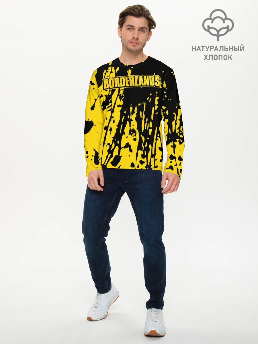 Мужской лонгслив базовый / Borderlands