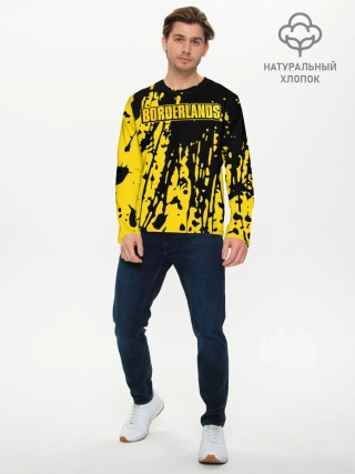 Мужской лонгслив базовый / Borderlands