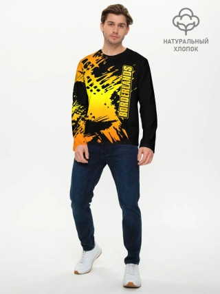Мужской лонгслив базовый / Borderlands
