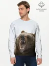 Мужской лонгслив базовый / Bear