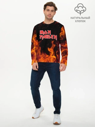 Мужской лонгслив базовый / Iron Maiden
