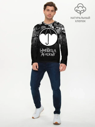 Мужской лонгслив базовый / Академия Амбрелла
