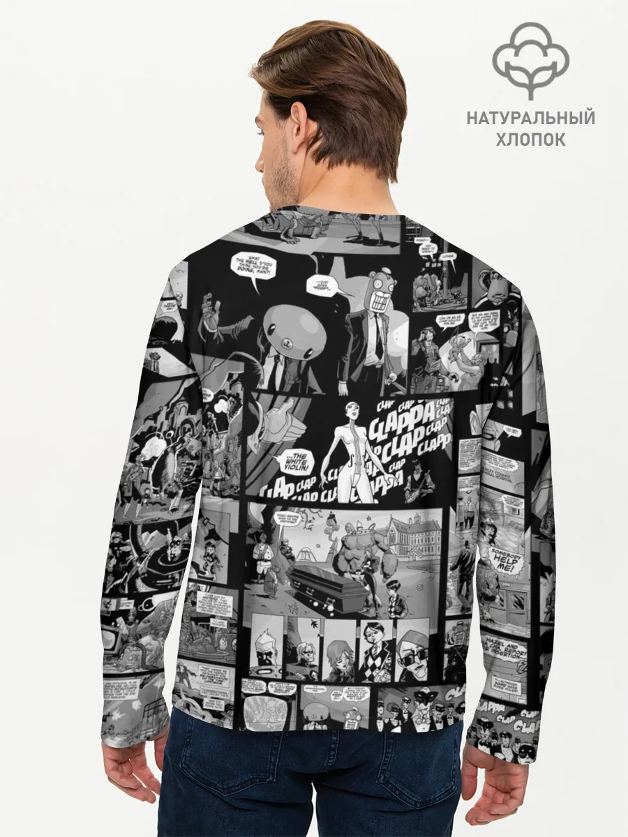 Мужской лонгслив базовый / Академия Амбрелла