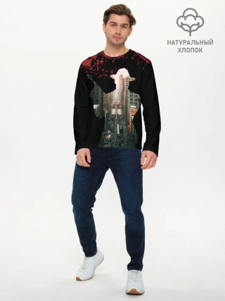 Мужской лонгслив базовый / Гангстер 3