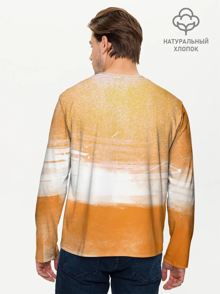 Мужской лонгслив базовый / Лига справедливости