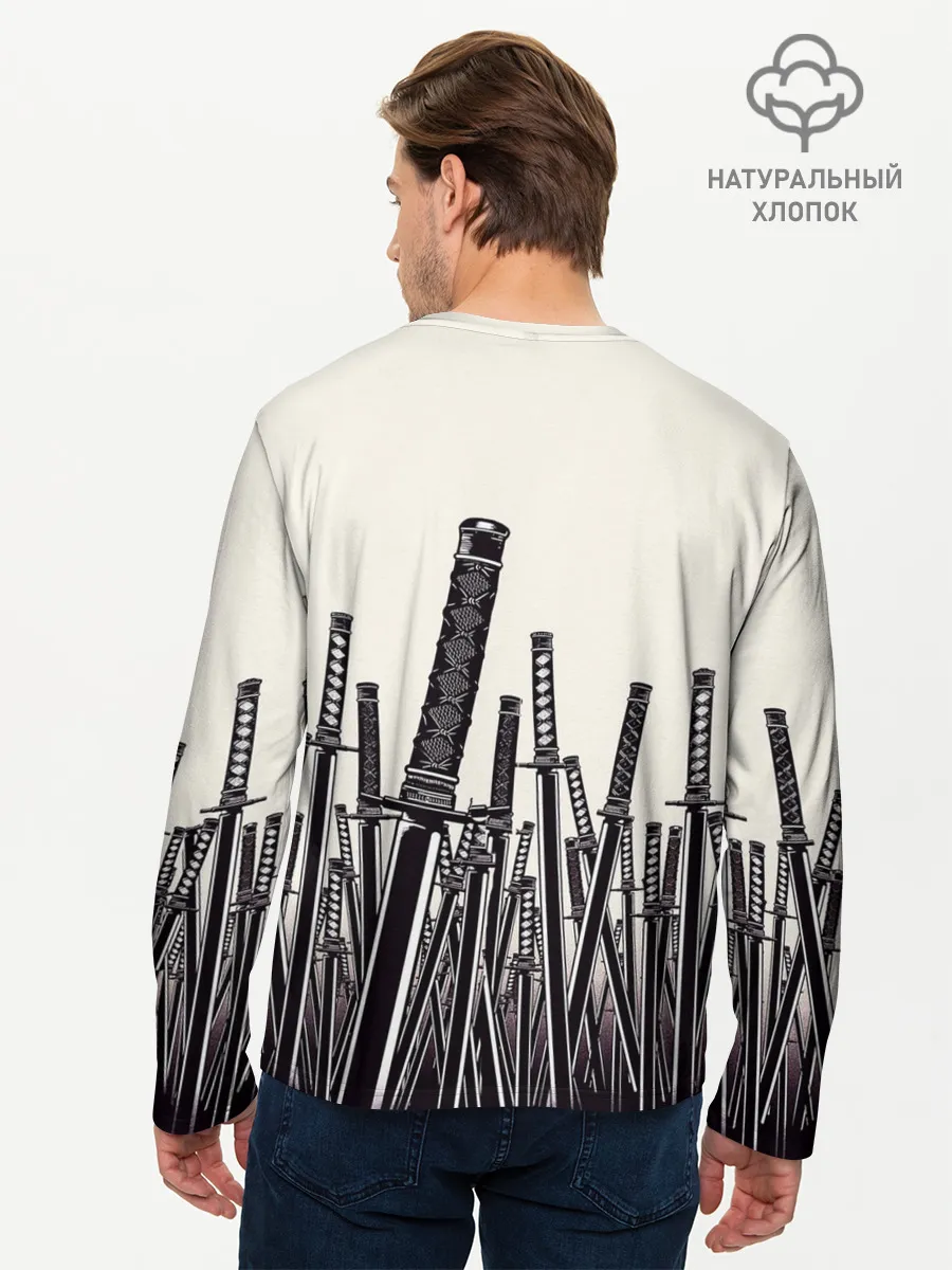 Мужской лонгслив базовый / Призрак Цусимы