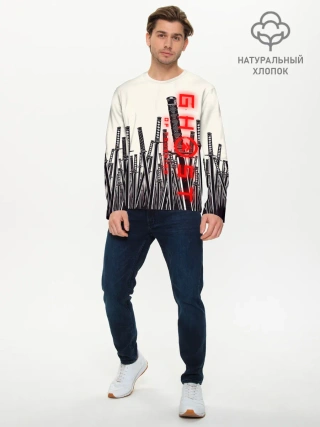 Мужской лонгслив базовый / Призрак Цусимы