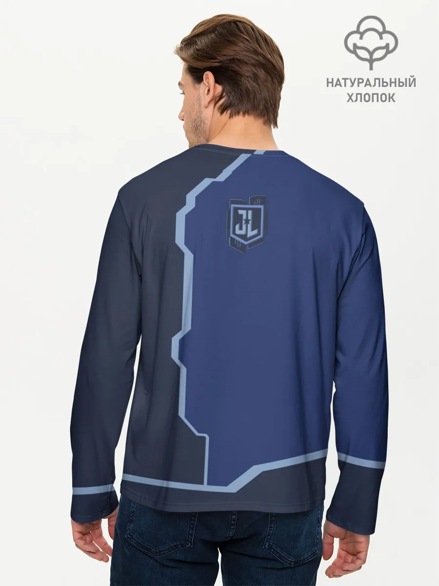 Мужской лонгслив базовый / Justice League
